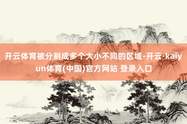 开云体育被分割成多个大小不同的区域-开云·kaiyun体育(中国)官方网站 登录入口
